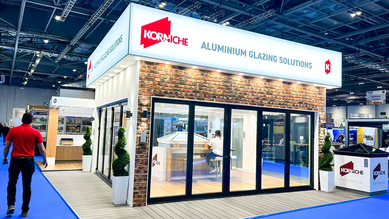 The Korniche stand at the 2023 London Homebuilding & Renovating Show