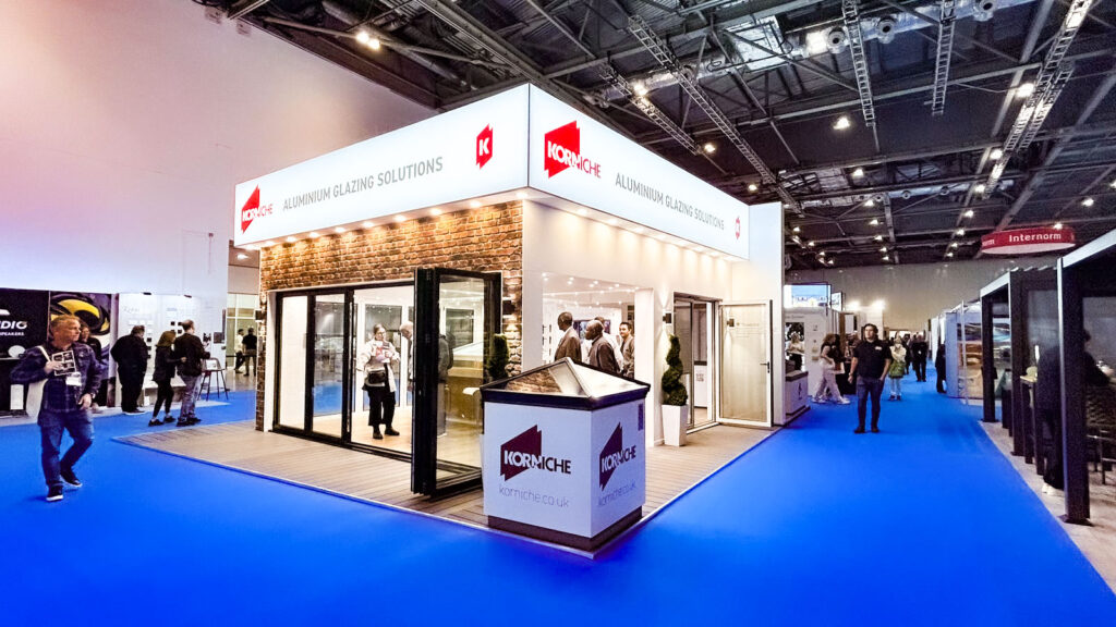 The Korniche Stand at the Homebuilding & Renovating Show in ExCeL London September 2023