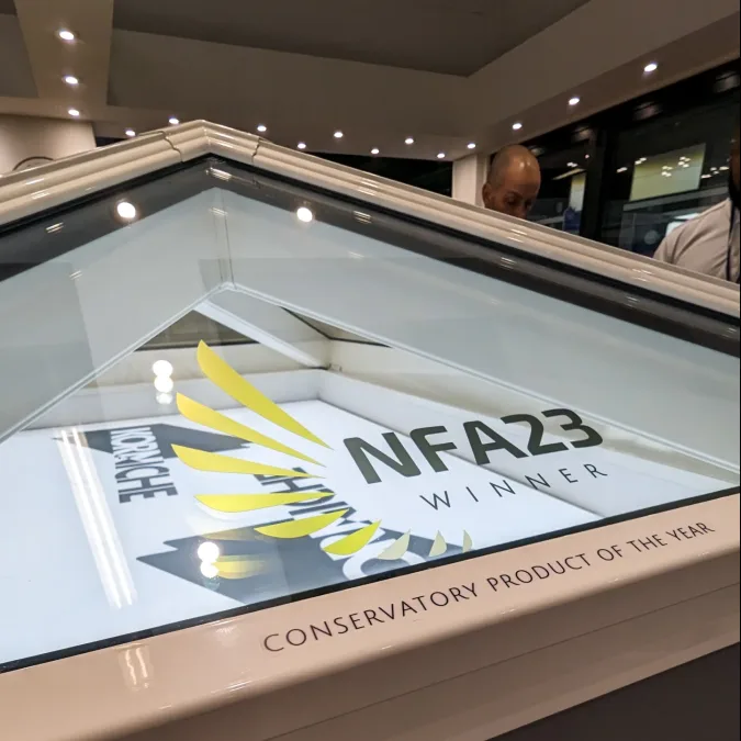 A Korniche Roof Lantern a NFA23 Winner for Conservatory Product of the Year 2023