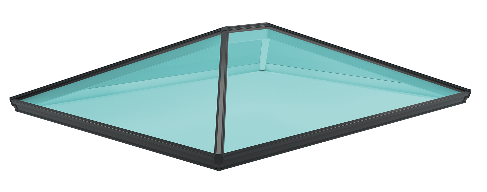 Korniche Roof Lantern Glass Premium Aqua